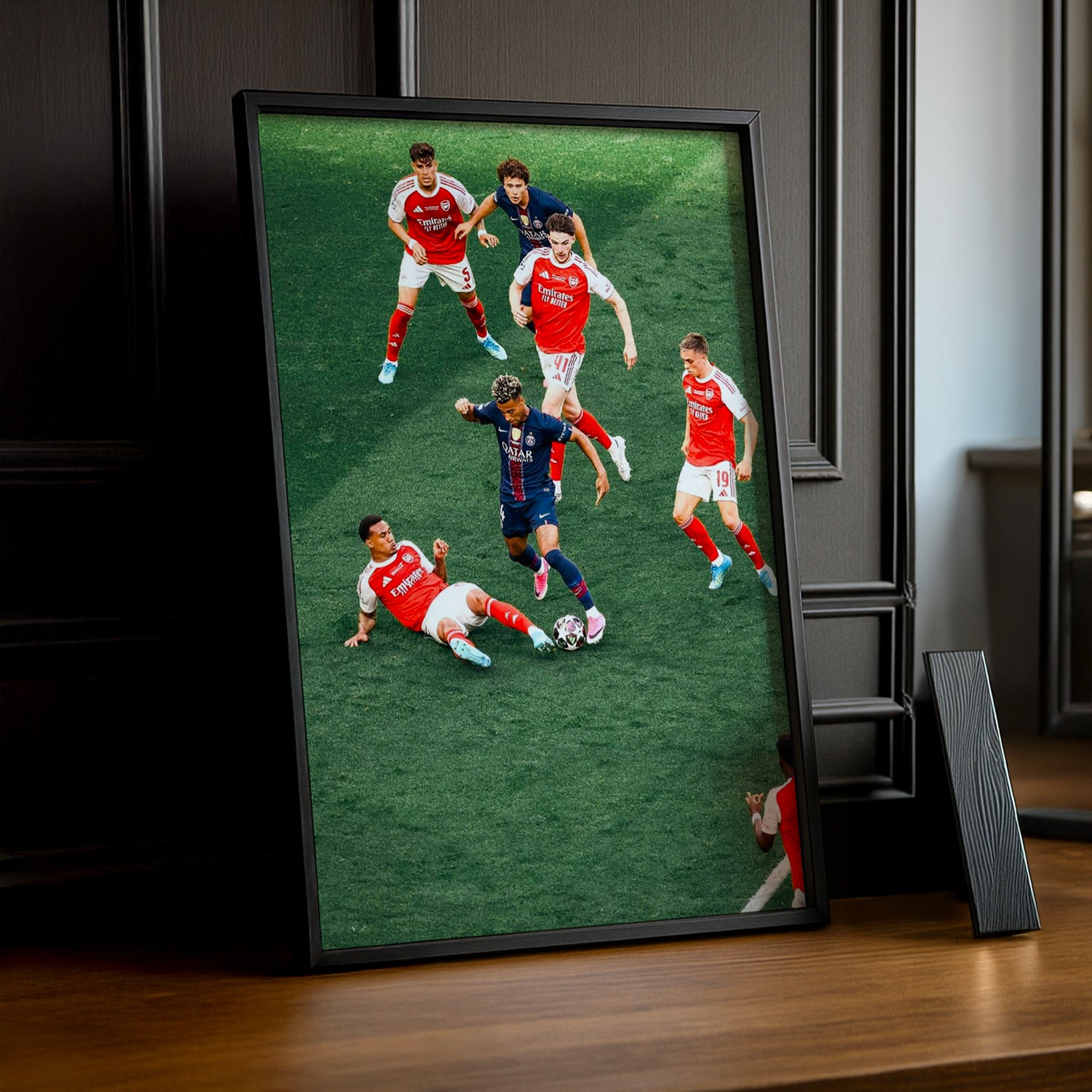 Cadre Photo Désiré Doué – Seul contre Tous Finale PSG vs Arsenal 2026 TonCadre