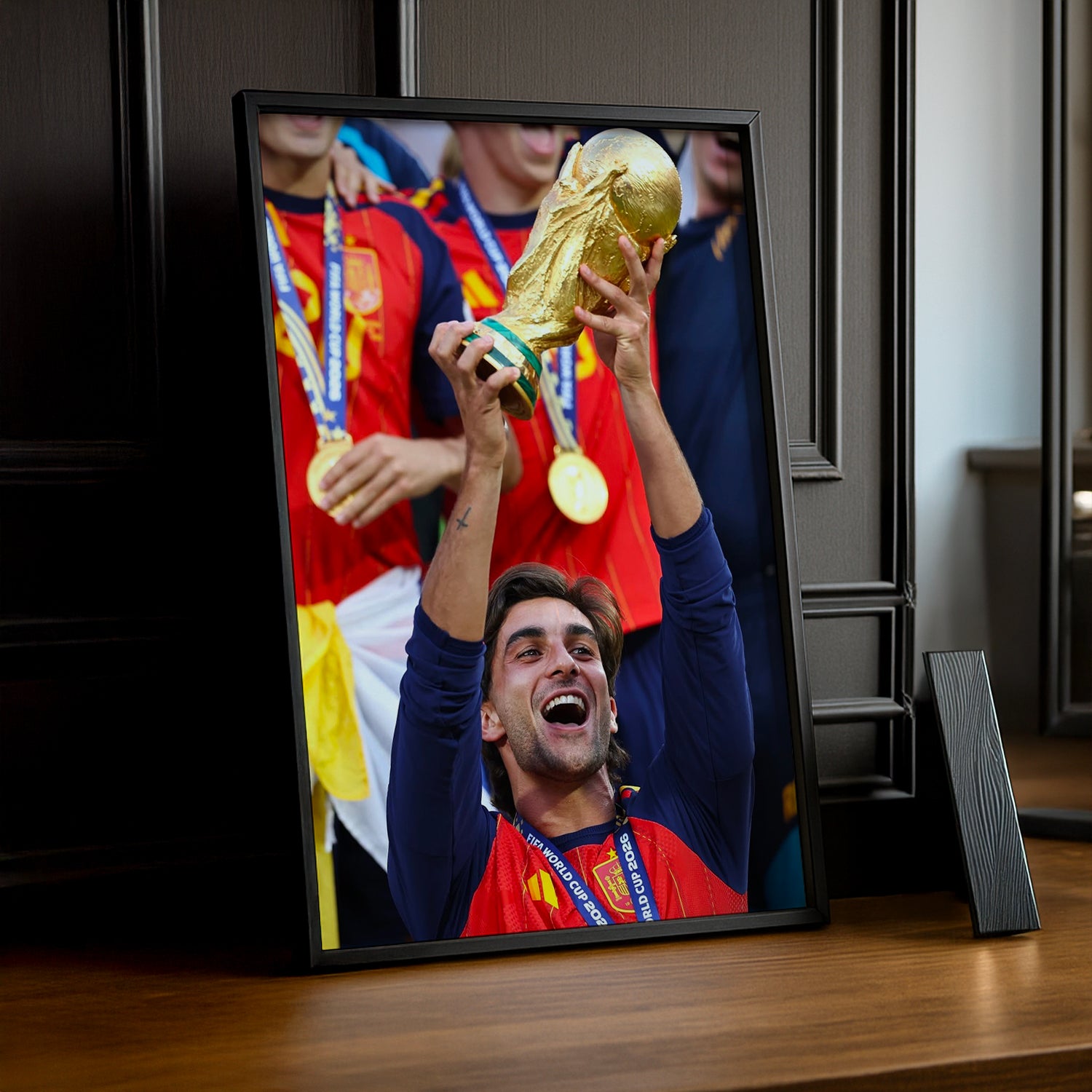 Cadre Photo Ferran Torres Coupe du Monde 2026 – Espagne Trophée TonCadre