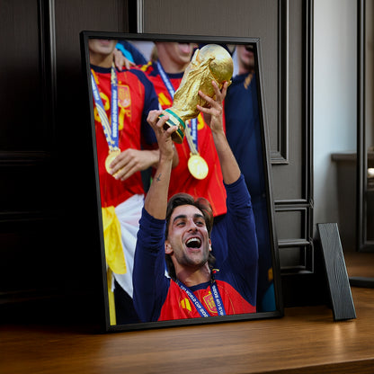 Cadre Photo Ferran Torres Coupe du Monde 2026 – Espagne Trophée TonCadre