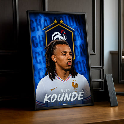 Cadre Photo Jules Koundé – Équipe de France TonCadre