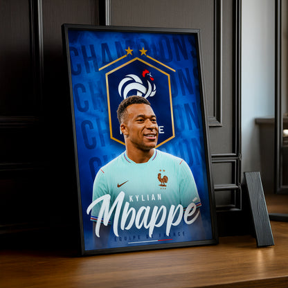 Cadre Photo Kylian Mbappé – Équipe de France TonCadre