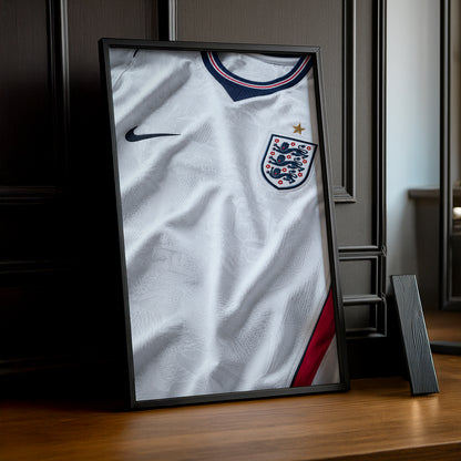 Cadre Photo Maillot Angleterre – Domicile Coupe du Monde 2026 TonCadre