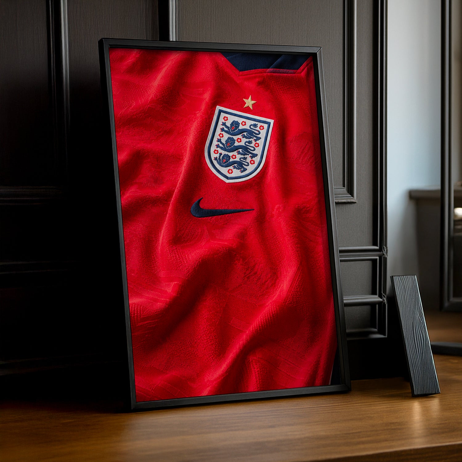 Cadre Photo Maillot Angleterre – Extérieur Coupe du Monde 2026 TonCadre