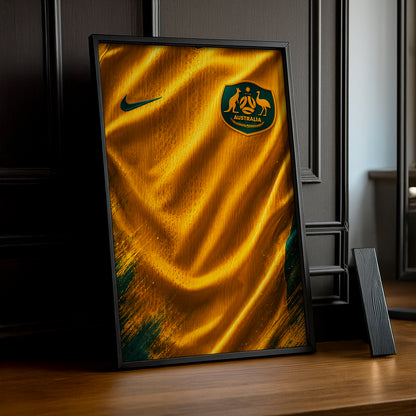 Cadre Photo Maillot Australie – Domicile Coupe du Monde 2026 TonCadre
