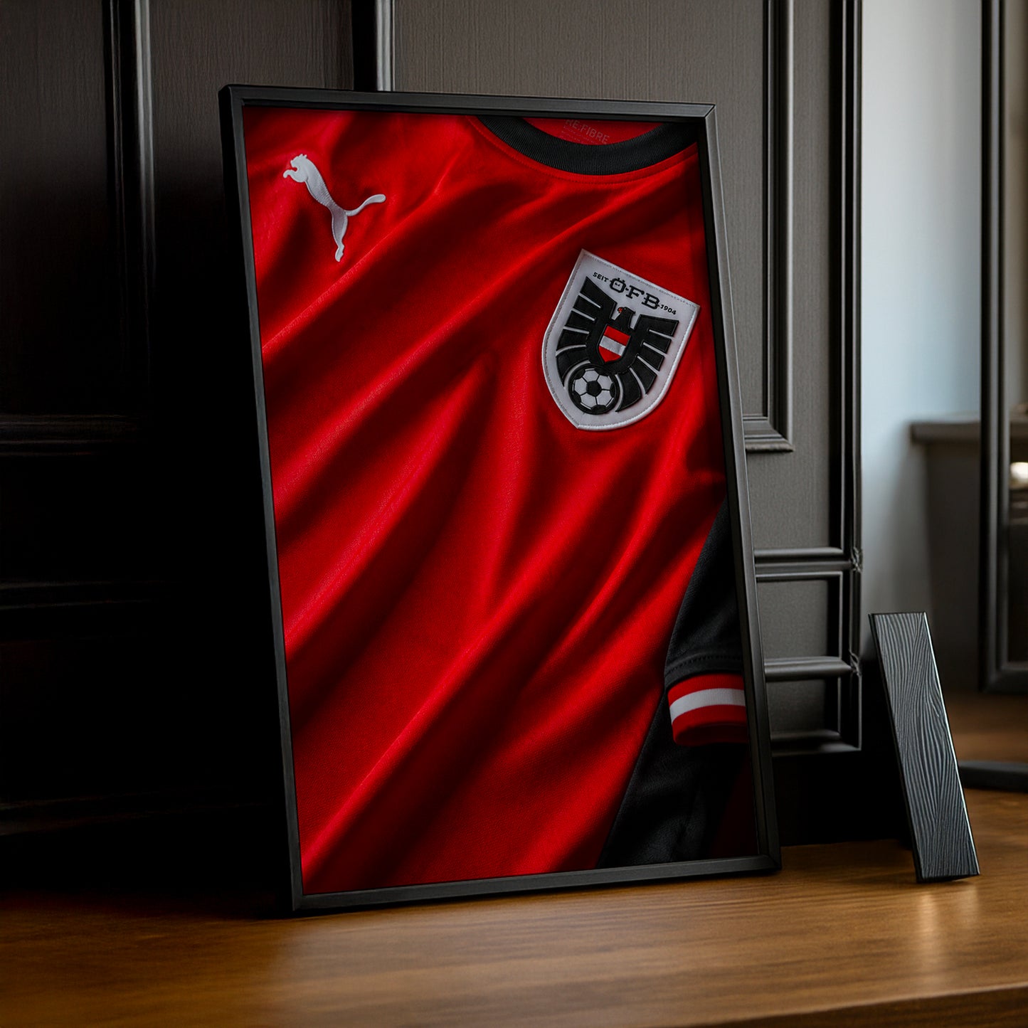 Cadre Photo Maillot Autriche – Domicile Coupe du Monde 2026 TonCadre