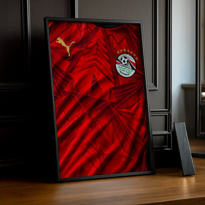 Cadre Photo Maillot Égypte – Domicile Coupe du Monde 2026 TonCadre