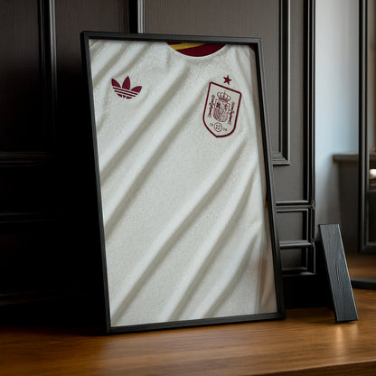 Cadre Photo Maillot Espagne – Extérieur Coupe du Monde 2026 TonCadre