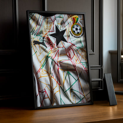 Cadre Photo Maillot Ghana – Domicile Coupe du Monde 2026 TonCadre