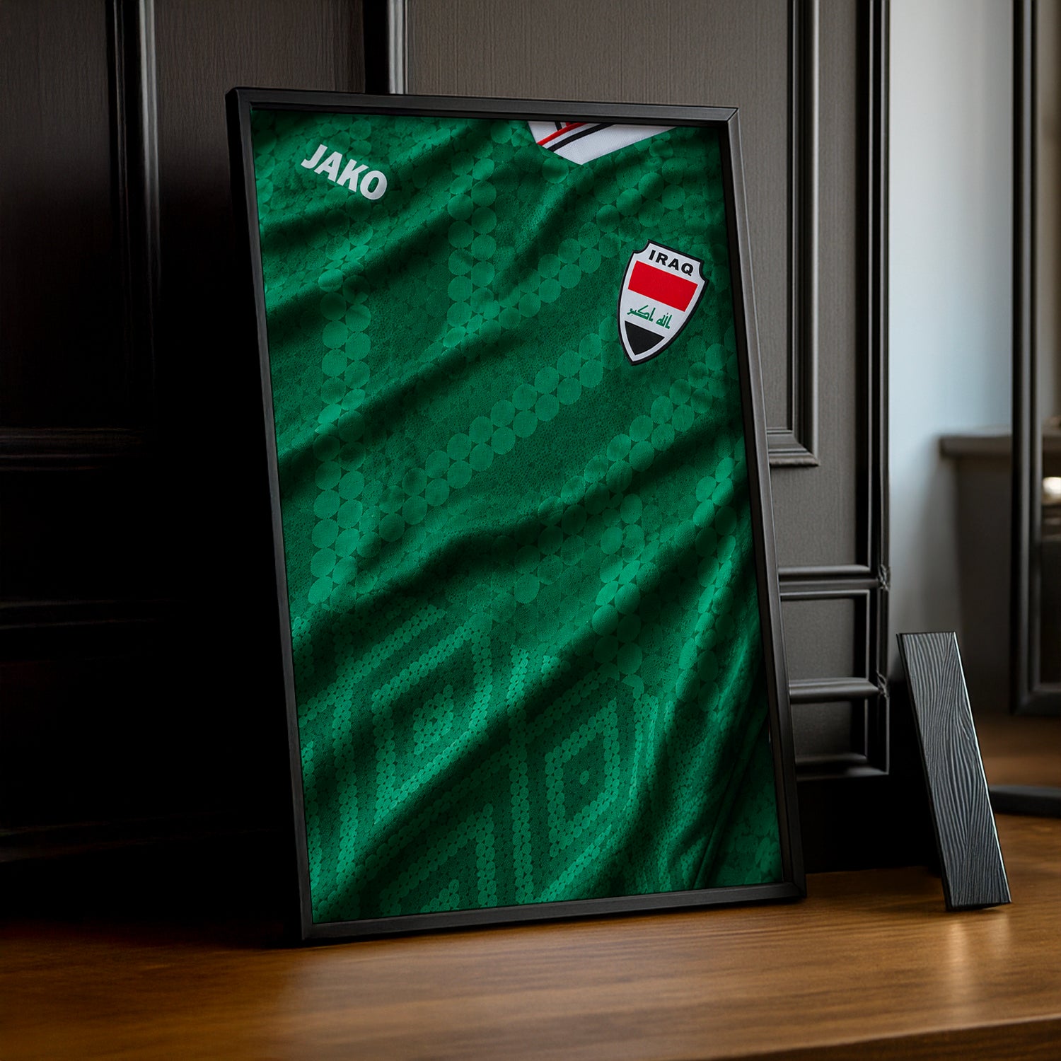 Cadre Photo Maillot Irak – Extérieur Coupe du Monde 2026 TonCadre