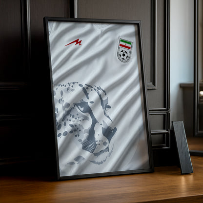 Cadre Photo Maillot Iran – Domicile Coupe du Monde 2026 TonCadre