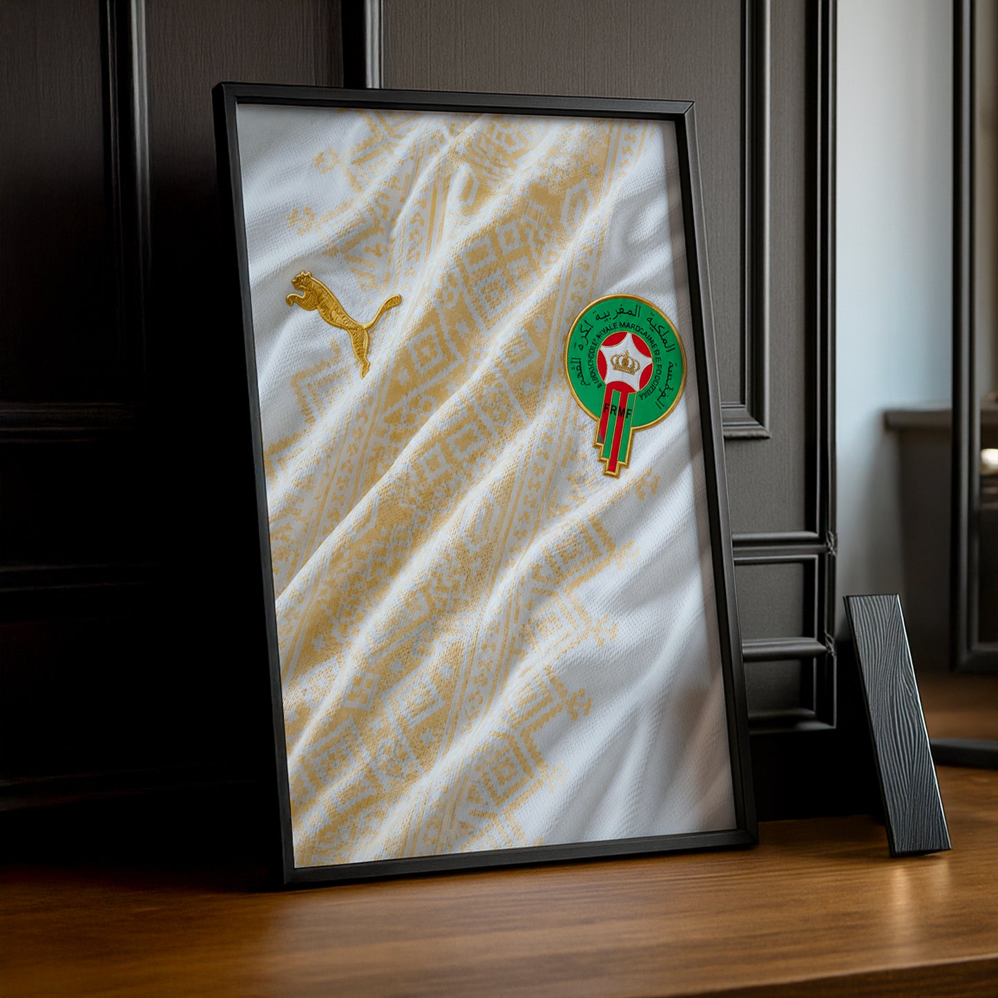 Cadre Photo Maillot Maroc – Extérieur Coupe du Monde 2026 TonCadre