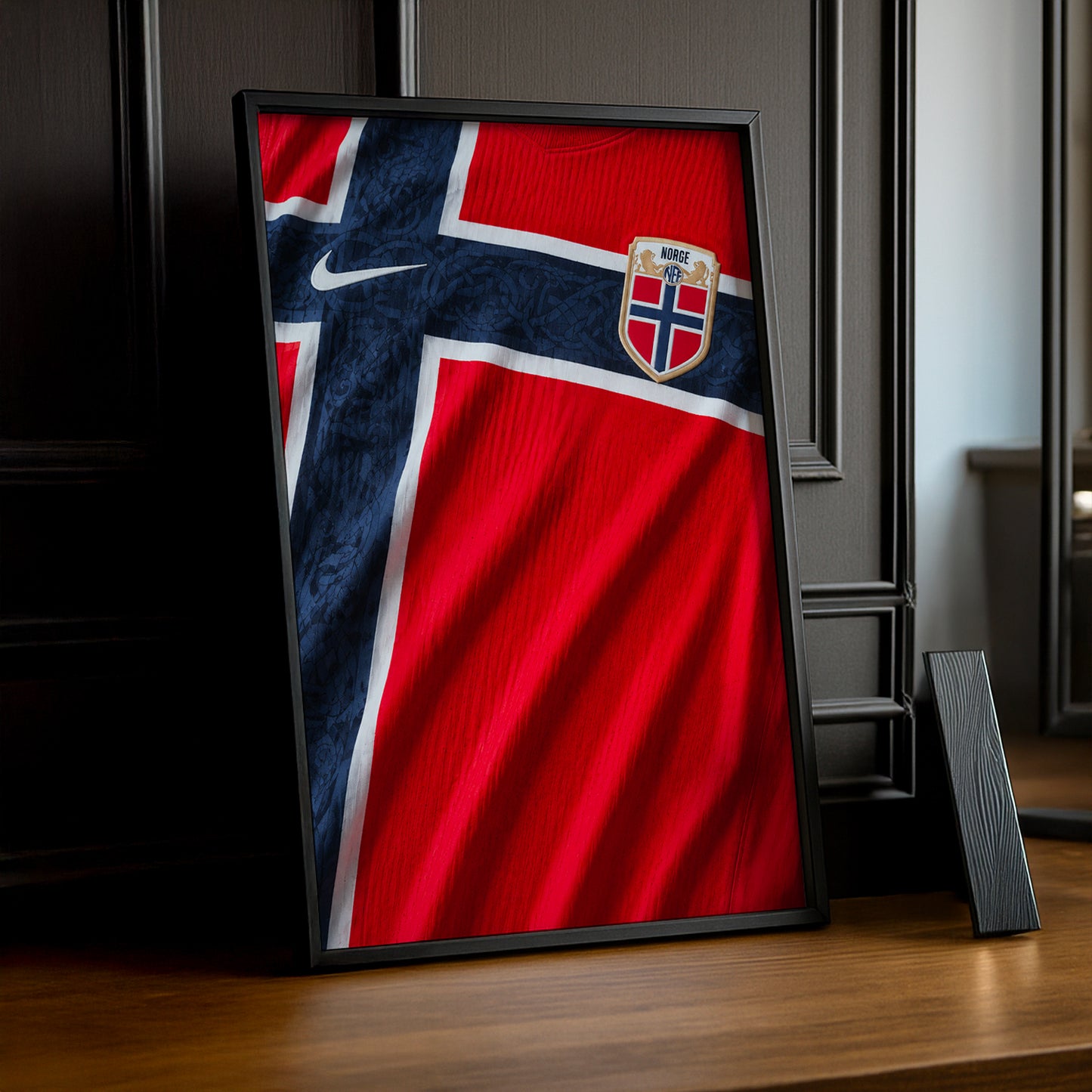 Cadre Photo Maillot Norvège – Domicile Coupe du Monde 2026 TonCadre