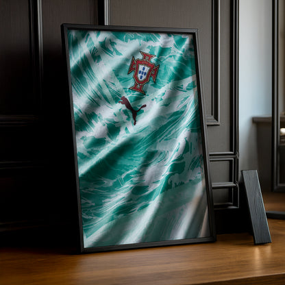 Cadre Photo Maillot Portugal – Extérieur Coupe du Monde 2026 TonCadre