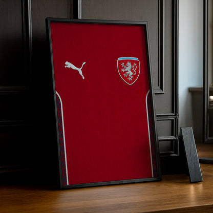 Cadre Photo Maillot République Tchèque – Domicile Coupe du Monde 2026 TonCadre