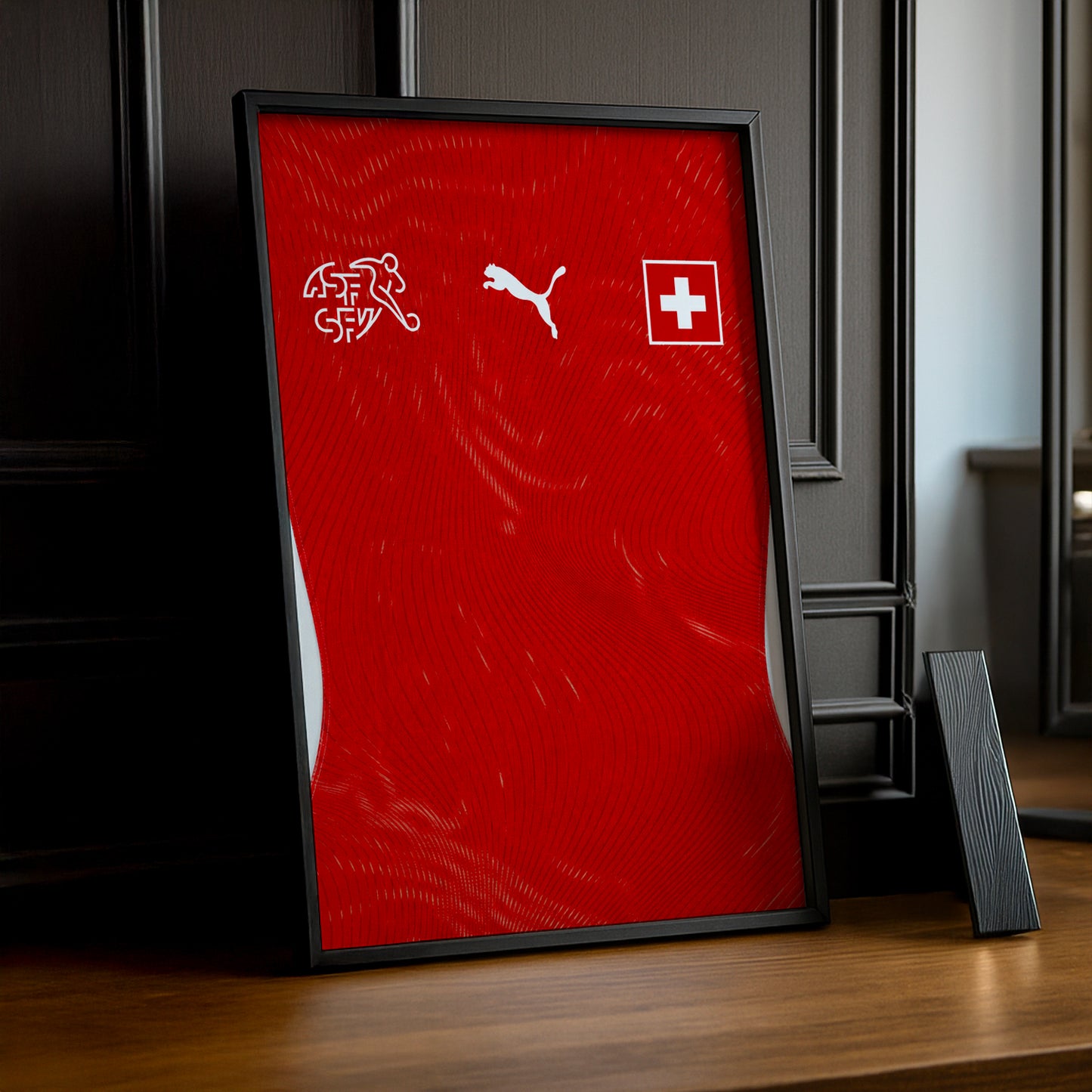 Cadre Photo Maillot Suisse – Domicile Coupe du Monde 2026 TonCadre