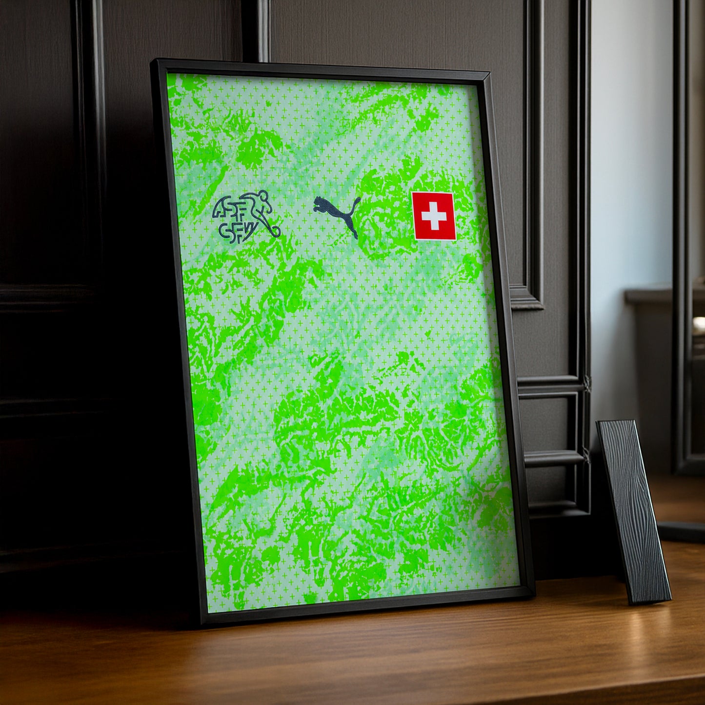 Cadre Photo Maillot Suisse – Extérieur Coupe du Monde 2026 TonCadre