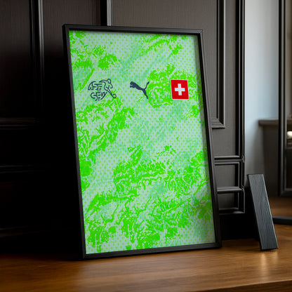 Cadre Photo Maillot Suisse – Extérieur Coupe du Monde 2026 TonCadre