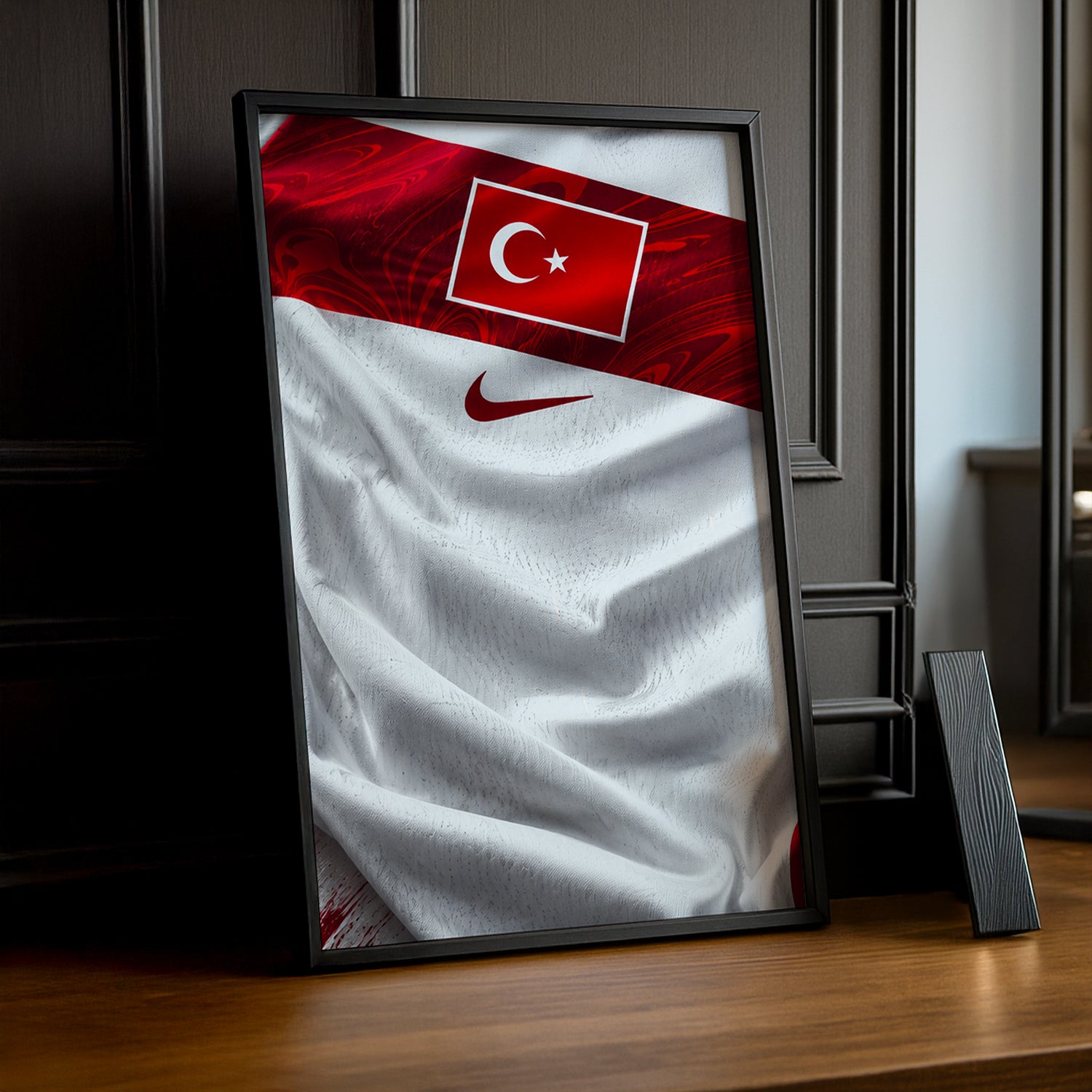 Cadre Photo Maillot Turquie – Extérieur Coupe du Monde 2026 TonCadre