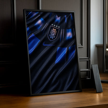 Cadre Photo Maillot Uruguay – Extérieur Coupe du Monde 2026 TonCadre