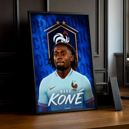 Cadre Photo Manu Koné – Équipe de France TonCadre
