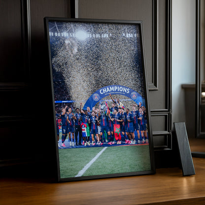 Cadre Photo PSG – Célébration Officielle Champions League Final 2026 | Toute l'Équipe TonCadre