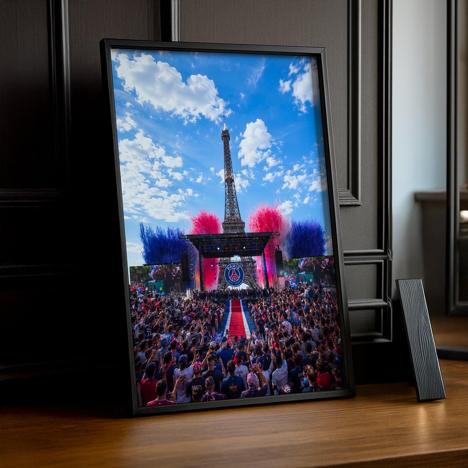 Cadre Photo PSG – Parade Tour Eiffel Champions League 2026 | Fête des Champions TonCadre