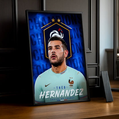 Cadre Photo Théo Hernandez – Équipe de France TonCadre