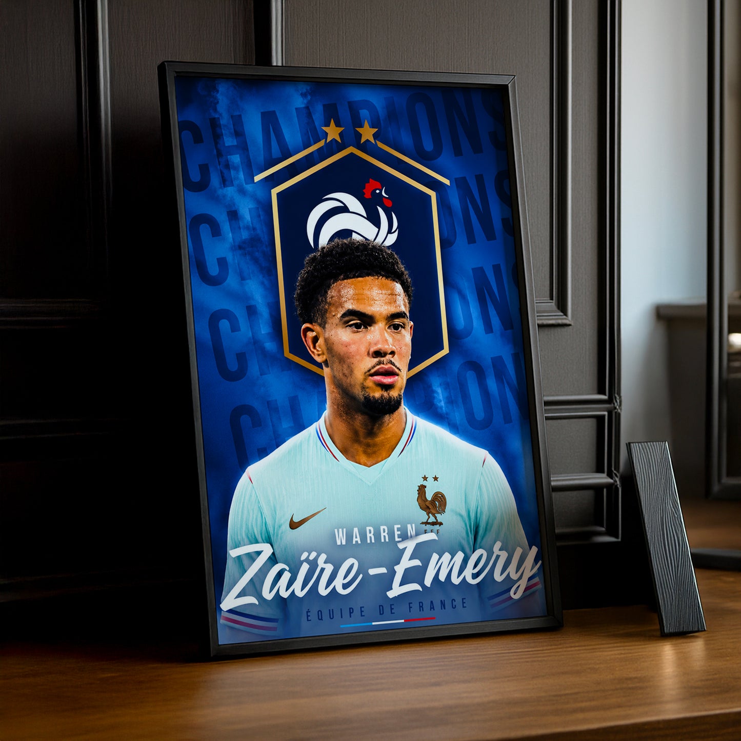 Cadre Photo Warren Zaïre-Emery – Équipe de France TonCadre