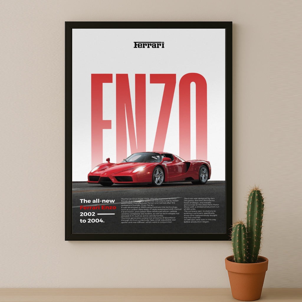 Poster Voitures - Ferrari Enzo