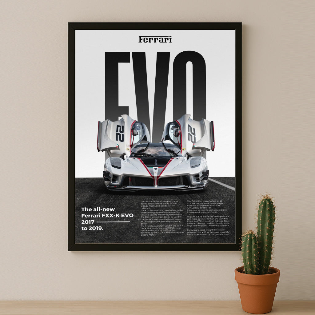 Poster Voitures - Ferrari FXX-K EVO