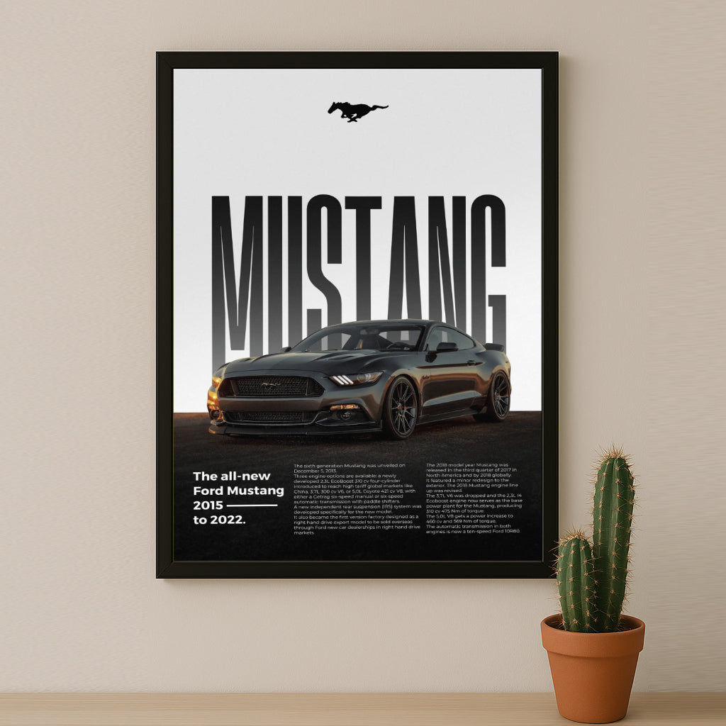 Poster Voitures - Ford Mustang 2015