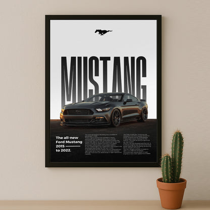 Poster Voitures - Ford Mustang 2015