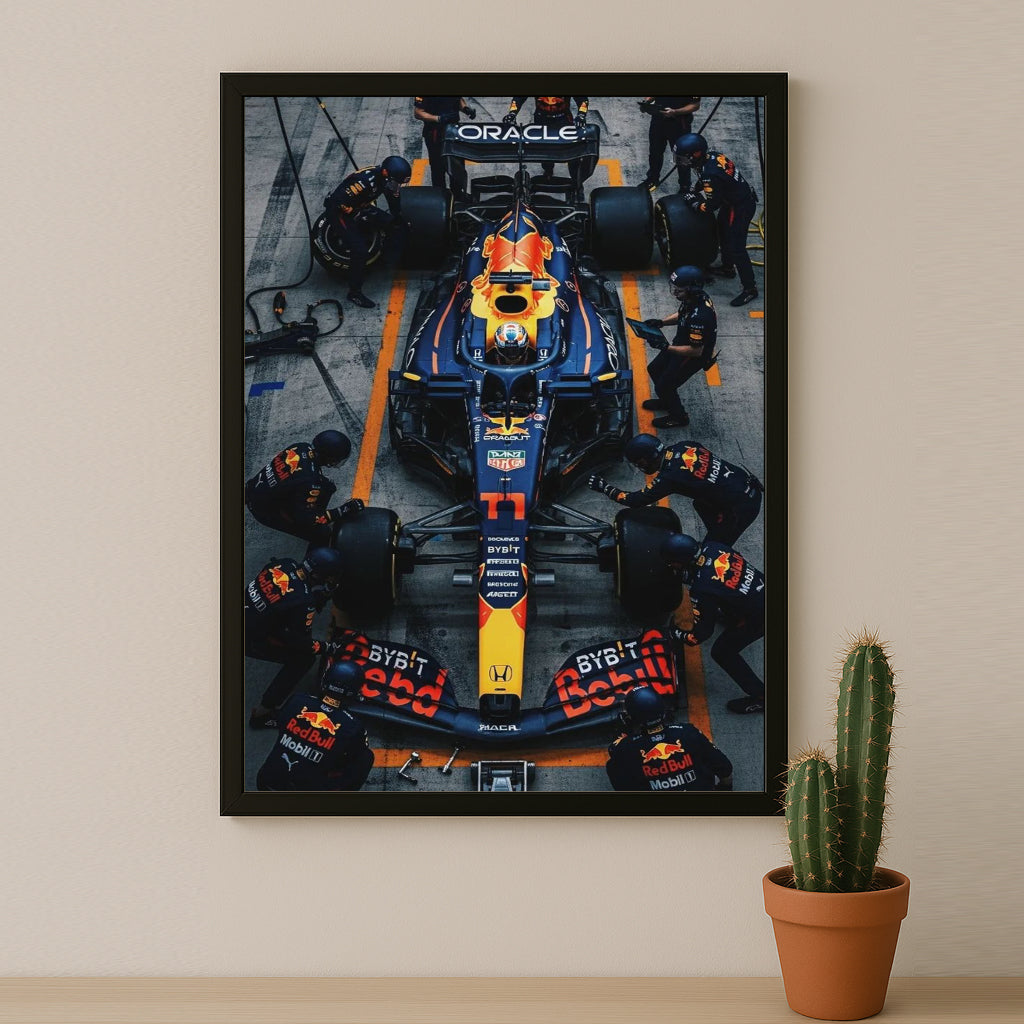 Poster encadrée Formule 1 - Redbull