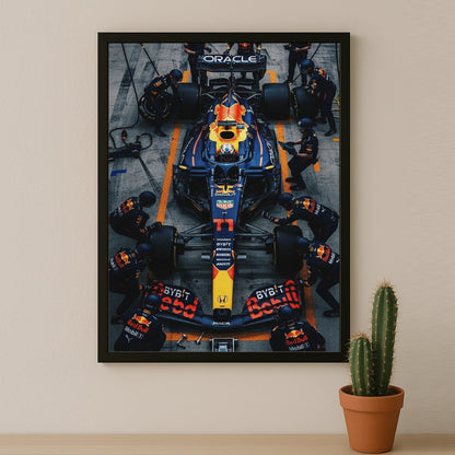 Poster encadrée Formule 1 - Redbull