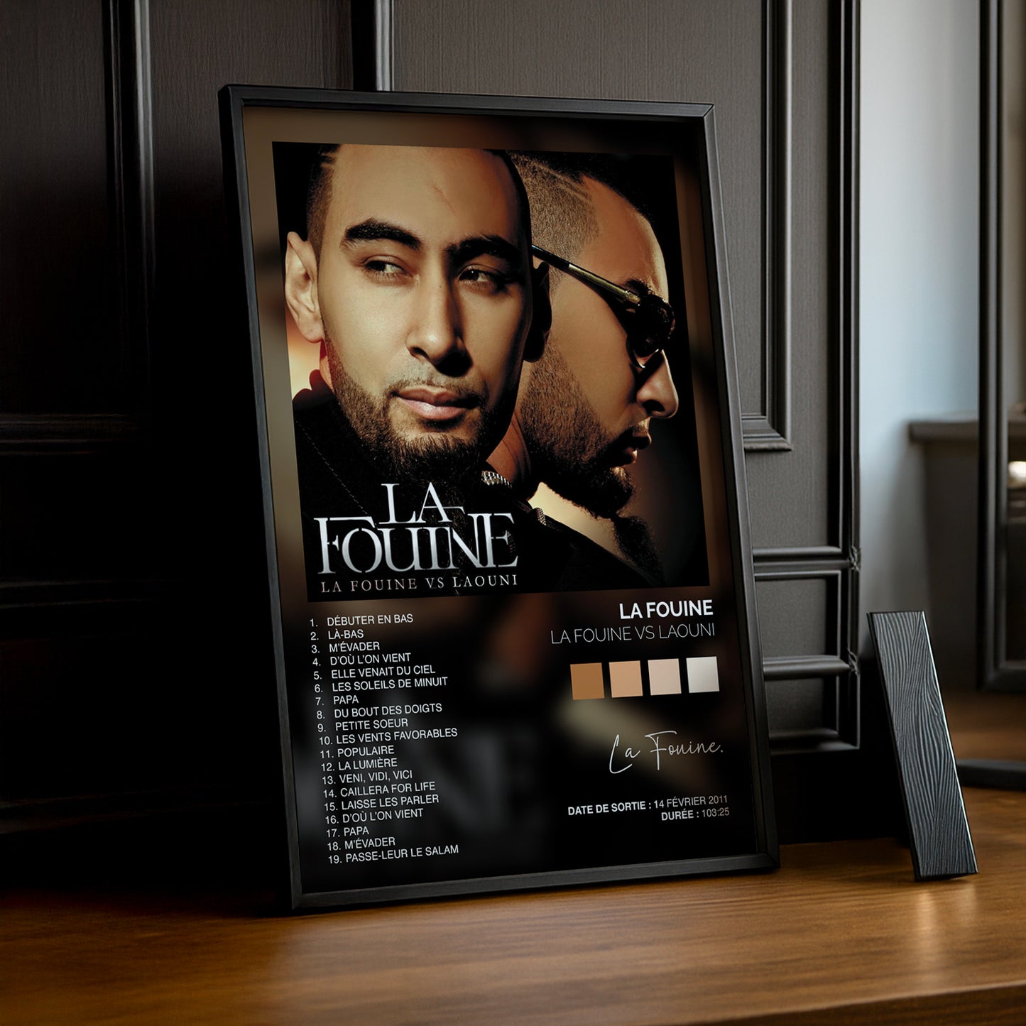 Cadre Photo La Fouine - La Fouine vs Laouni