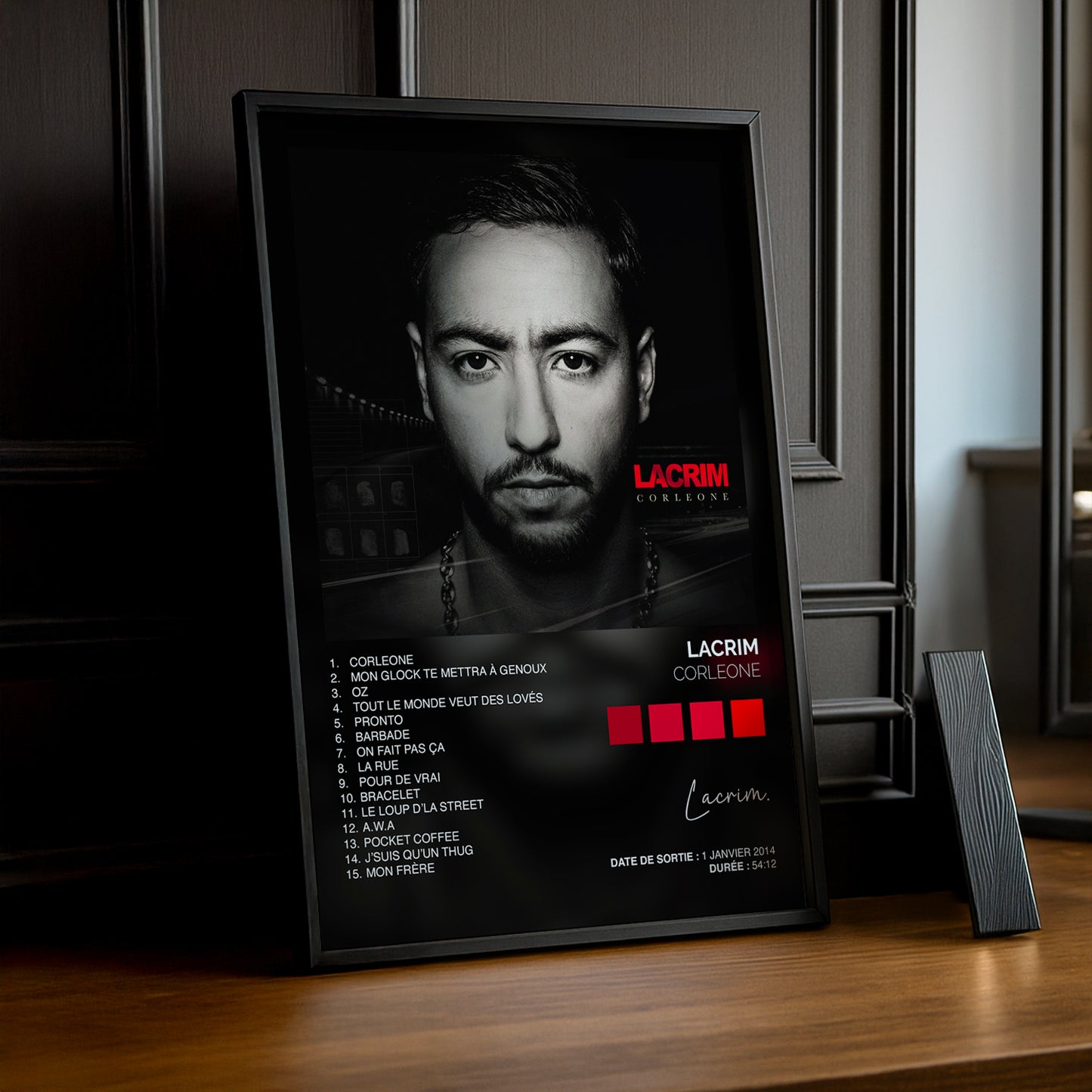 Cadre Photo Lacrim - Corleone