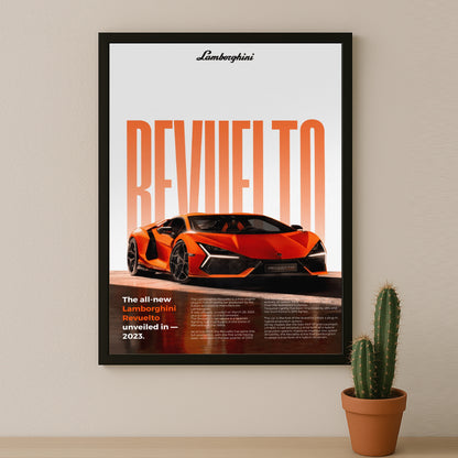 Poster Voitures - Lamborghini Revuelto