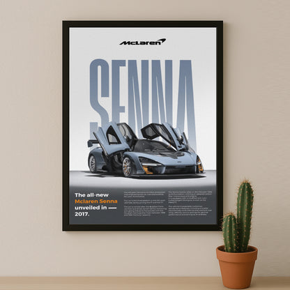 Poster Voitures - McLaren Senna