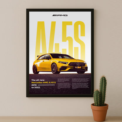 Poster Voitures - Mercedes A45s