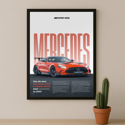 Poster Voitures - Mercedes AMG GT Black Series