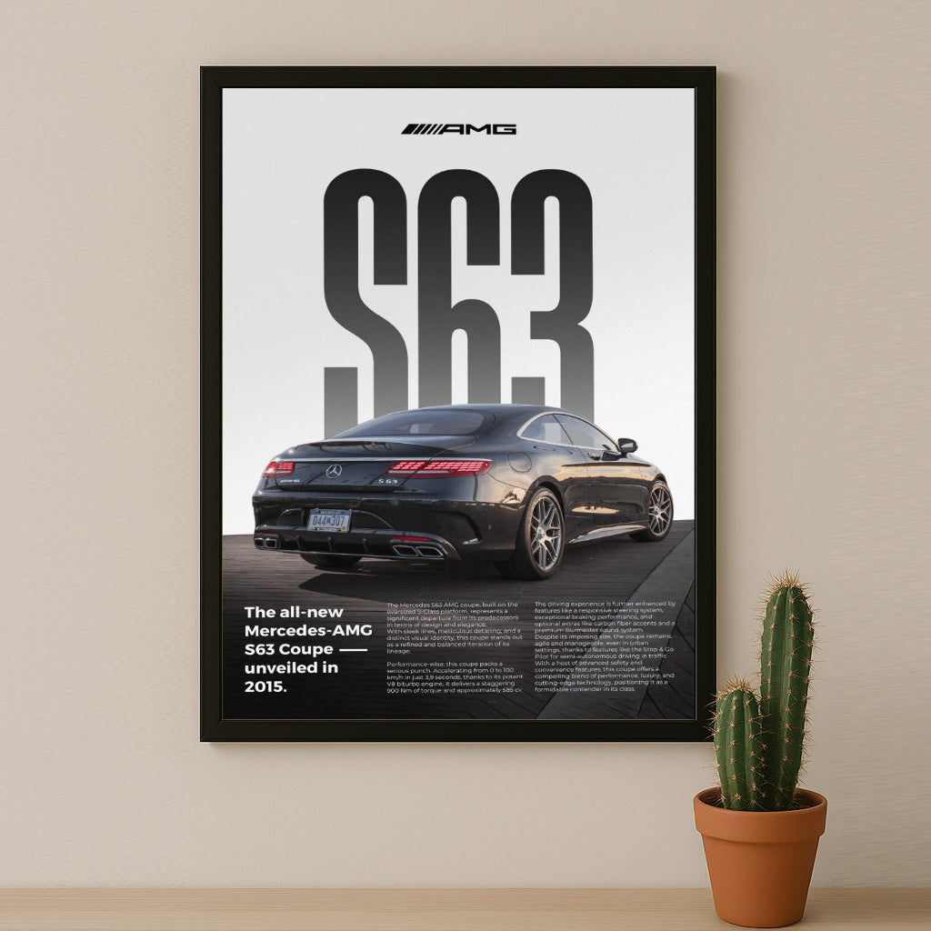 Poster Voitures - Mercedes AMG S63