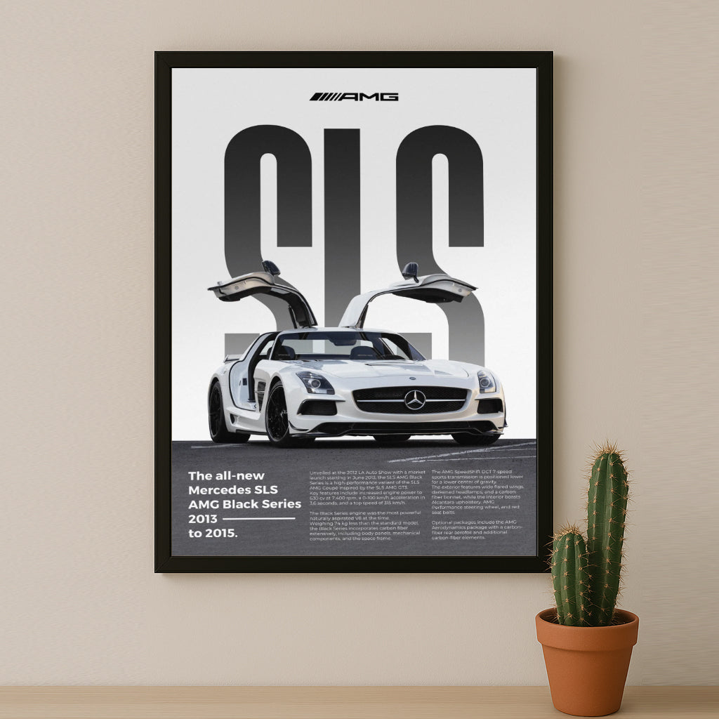 Poster Voitures - Mercedes SLS AMG Black Series