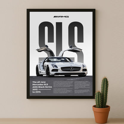 Poster Voitures - Mercedes SLS AMG Black Series