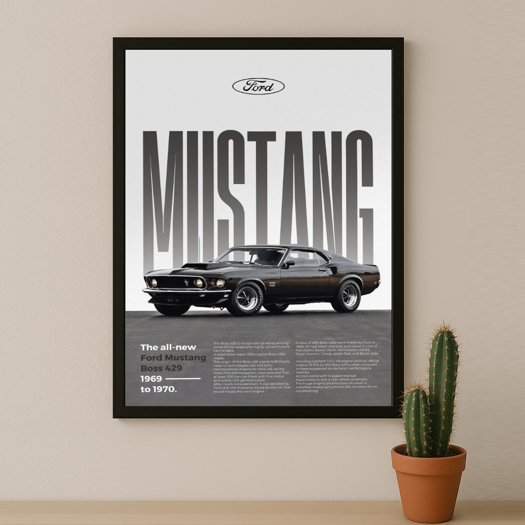 Poster Voitures - Ford Mustang Boss 429