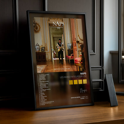 Cadre Photo Naps - Les mains faites pour l'or