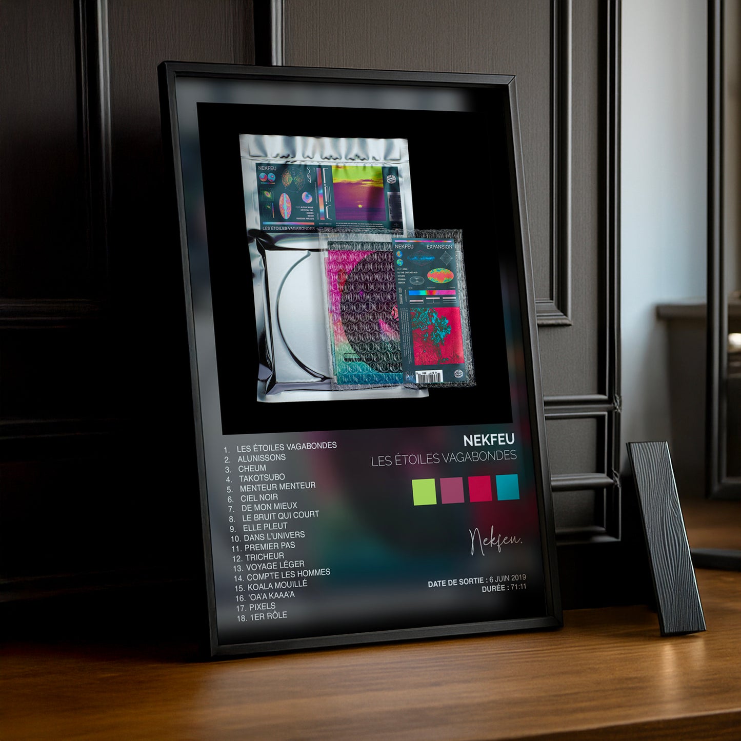 Cadre Photo Nekfeu - Les étoiles vagabondes