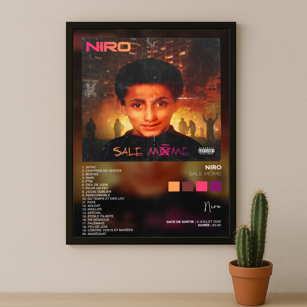 Cadre photo Album Musicaux - Sale Môme de Niro