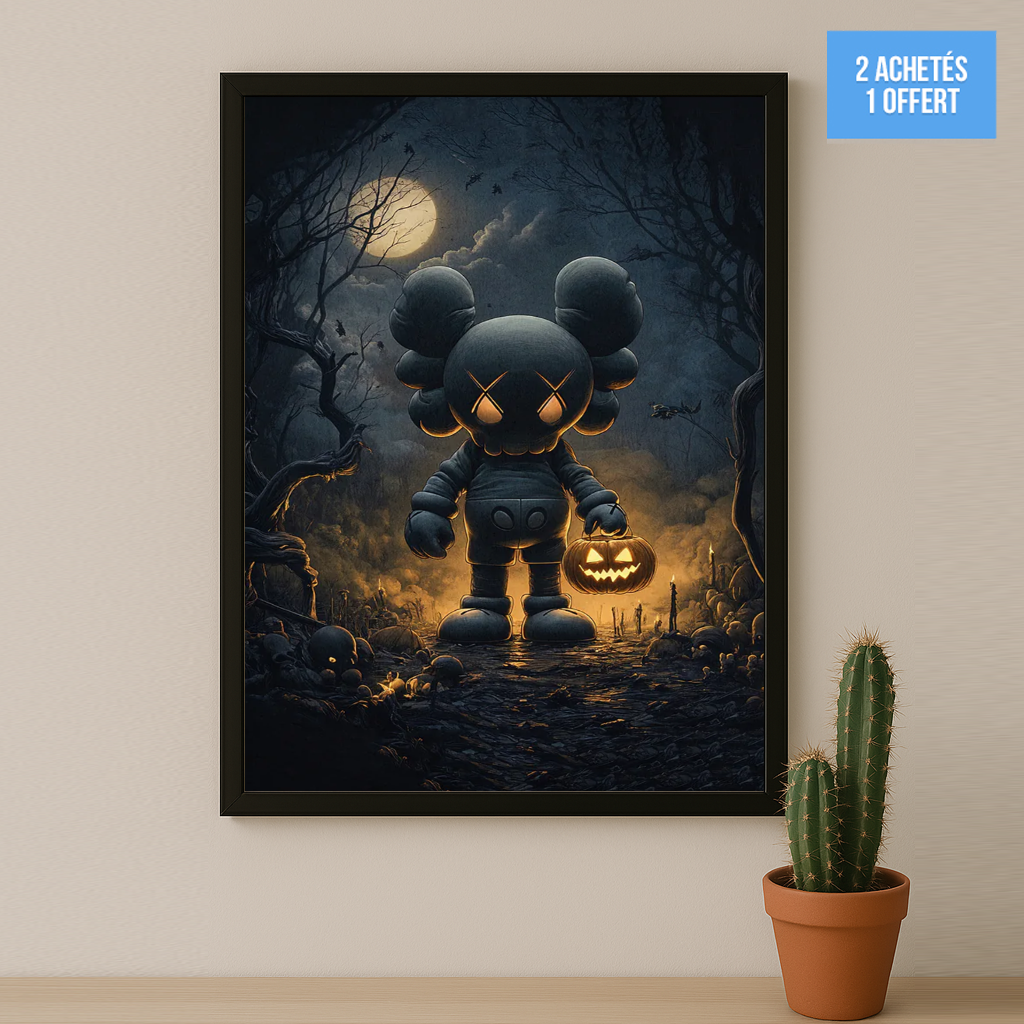 Poster Kaws - Companion Halloween
