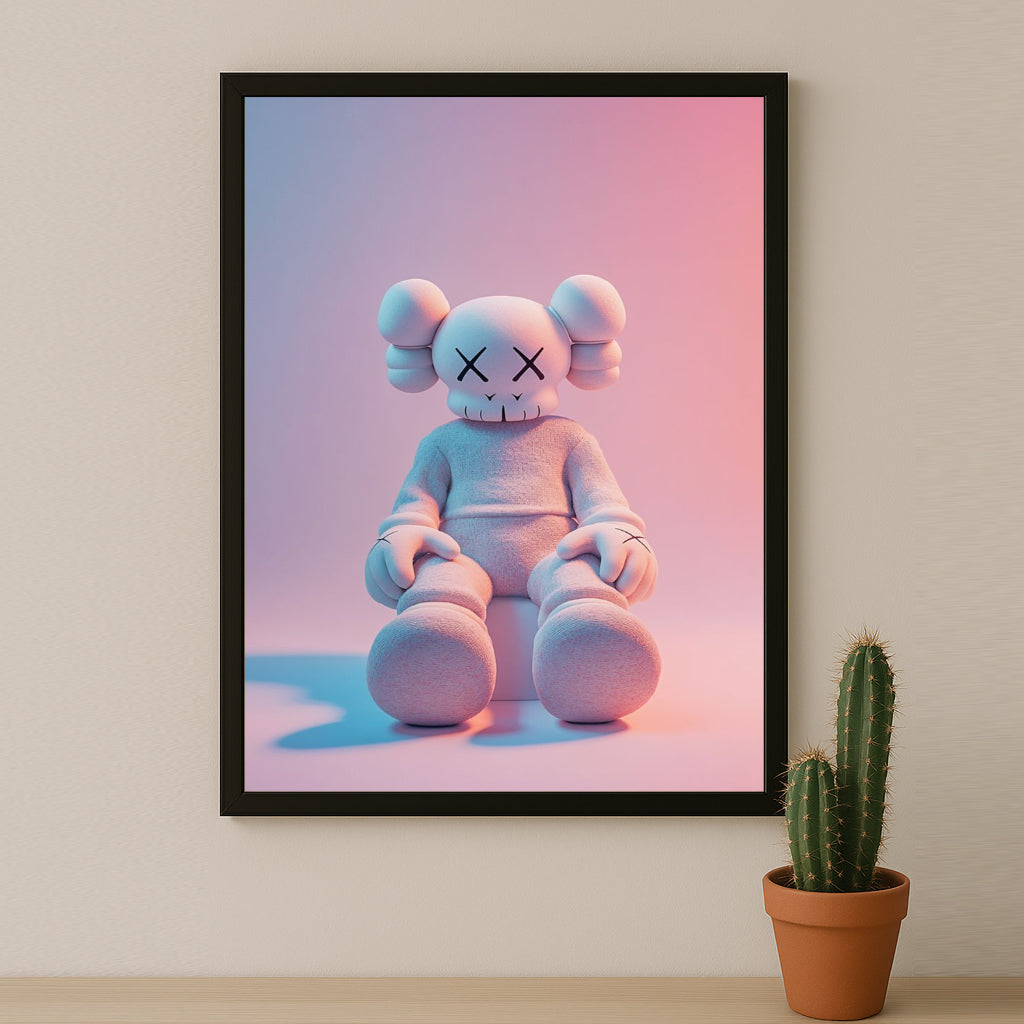 Poster Kaws - Companion Rose