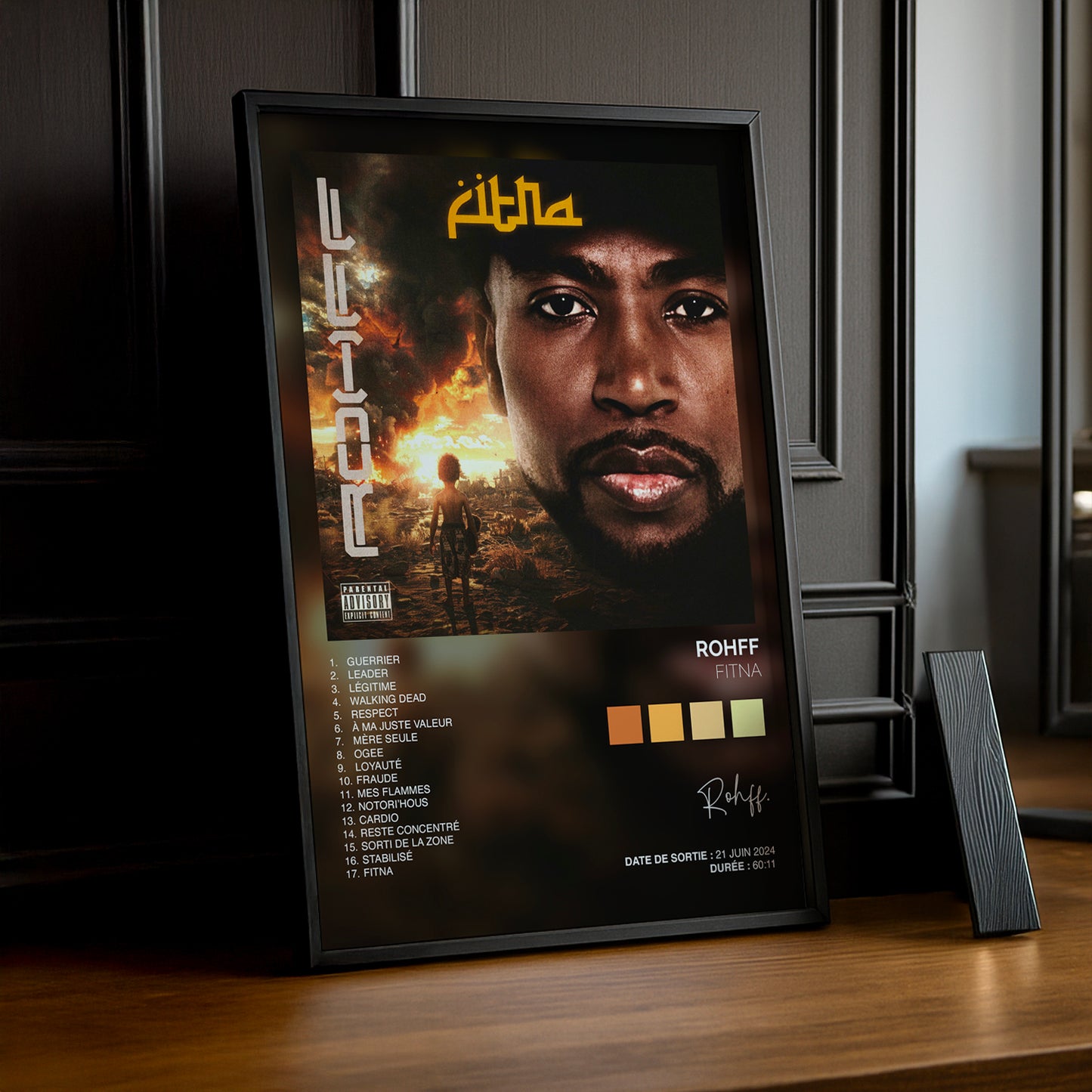 Cadre Photo Rohff - Fitna
